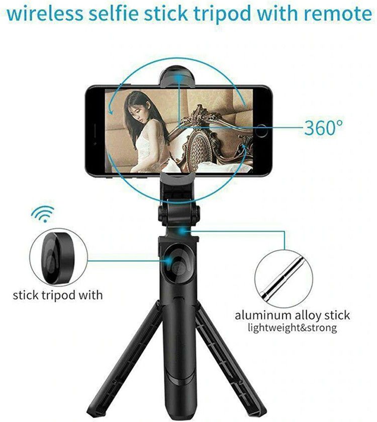 SOJUBA Mobile Holder Stand Broadcast tripod Use for making video Bluetooth Selfie Stick Tripod, Tripod Clamp, Tripod Kit, Monopod, Monopod Kit, Tripod Ball Head, Tripod Bracket-image-32