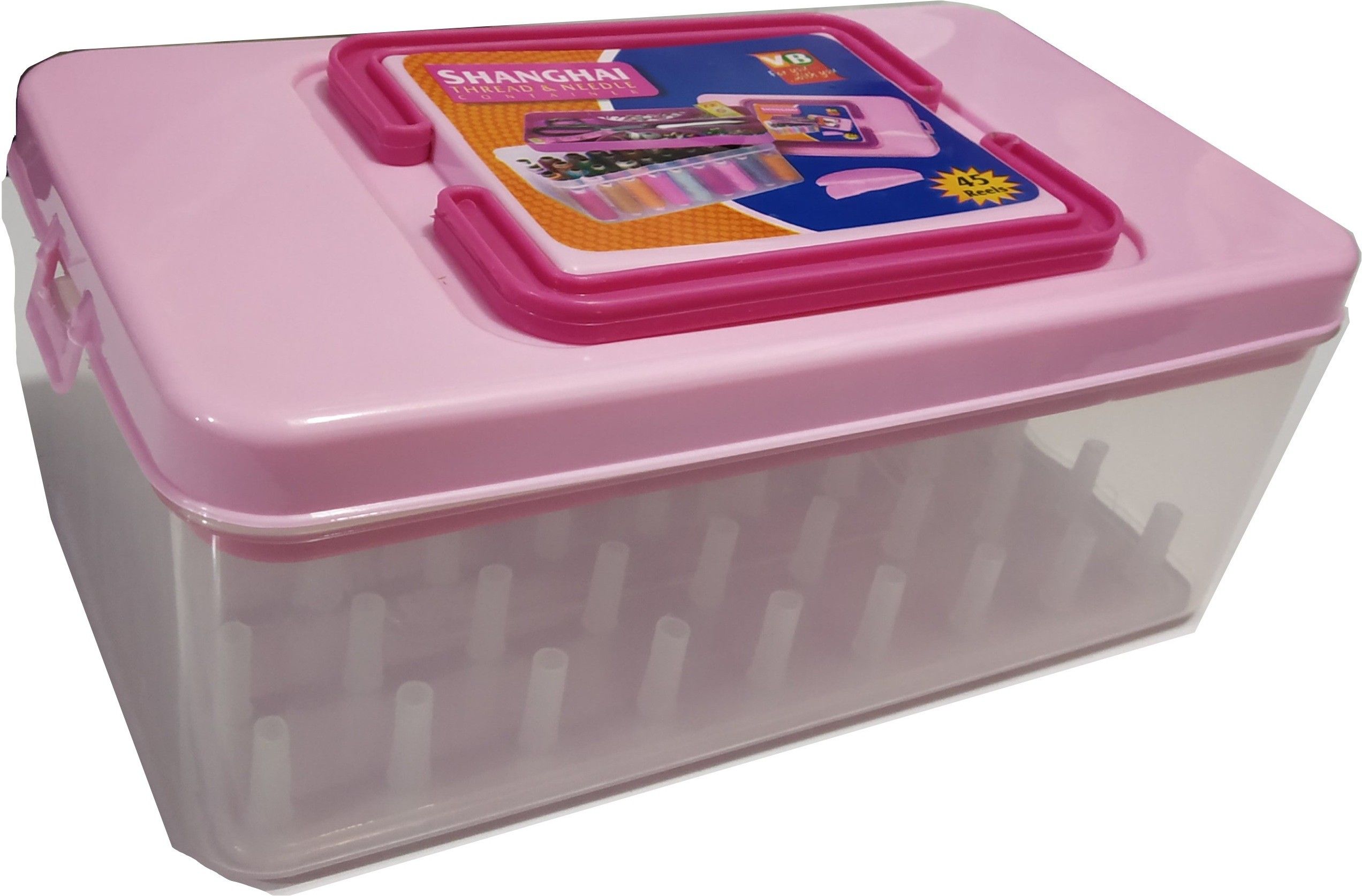 shanghai Sewing Thread & Needle Storage Empty Box (45 reels) Double Decker-picture-27