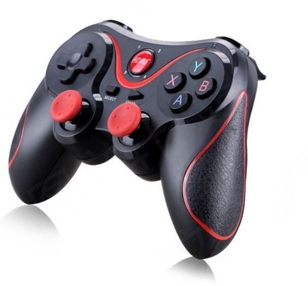 DWH X3 Mobile Wireless Bluetooth Game Controller with Bracket Gamepad Support iOS/Android/Smart T.V./ PC - Black Joystick (Black, For PC) Joystick (Black, For PC)Joystick-picture-23