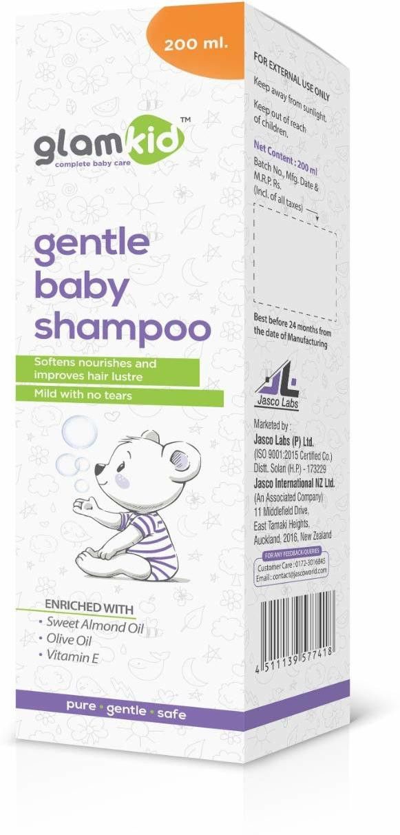 glamkid Baby Shampoo With No Harmful Chemicals & Tear Free Formula-Enriched With sweet almond & olive oil & vitamin E-picture-19