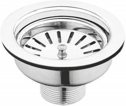 Kitchen Sink Stainless Steel Push Down Strainer