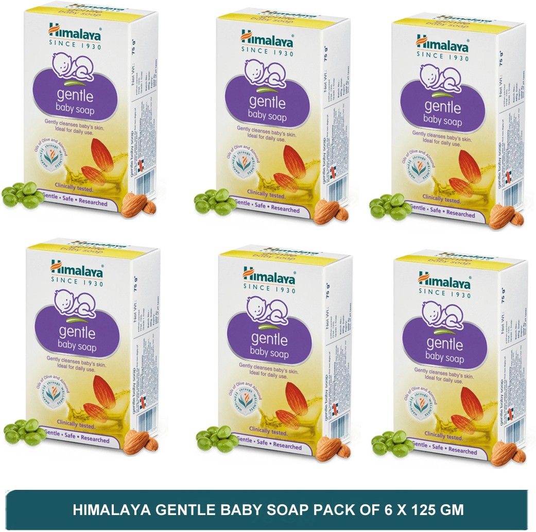 gentle baby soap - best soap for newborn baby(pack of 6)125g-image-41