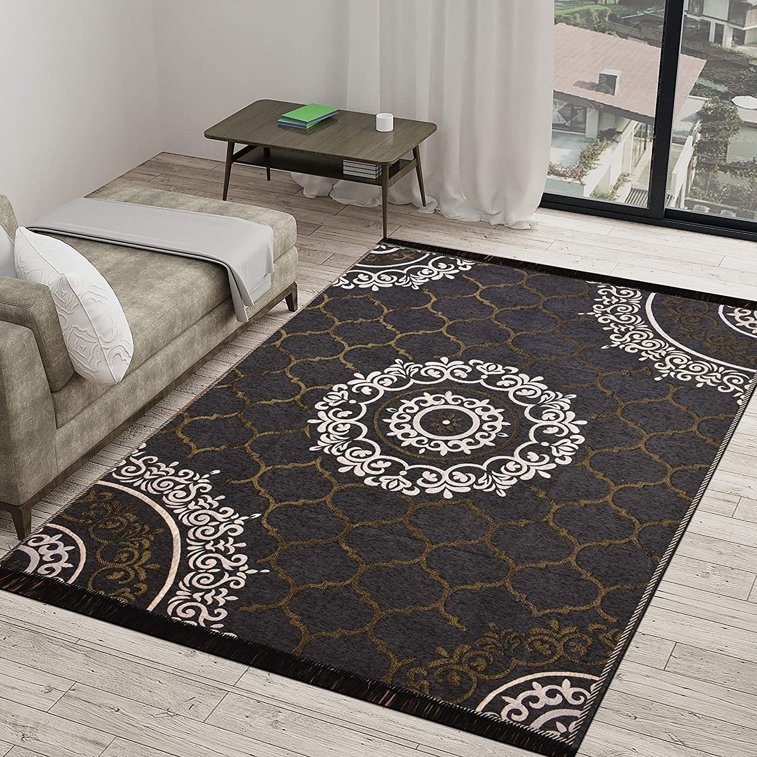 sparrow world Multicolor Chenille Carpet-picture-20
