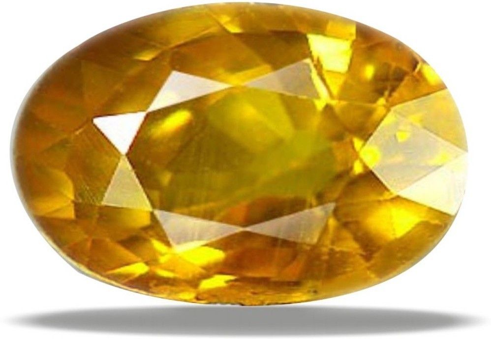 NIW Yellow Cut Natural Sapphire Gemstone