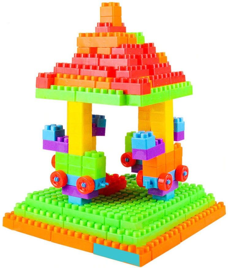 100Pcs Non-Toxic Building Blocks Creative| Learning| Educational |Toy Puzzle For Kids| Unbreakable Toy Set-image-47