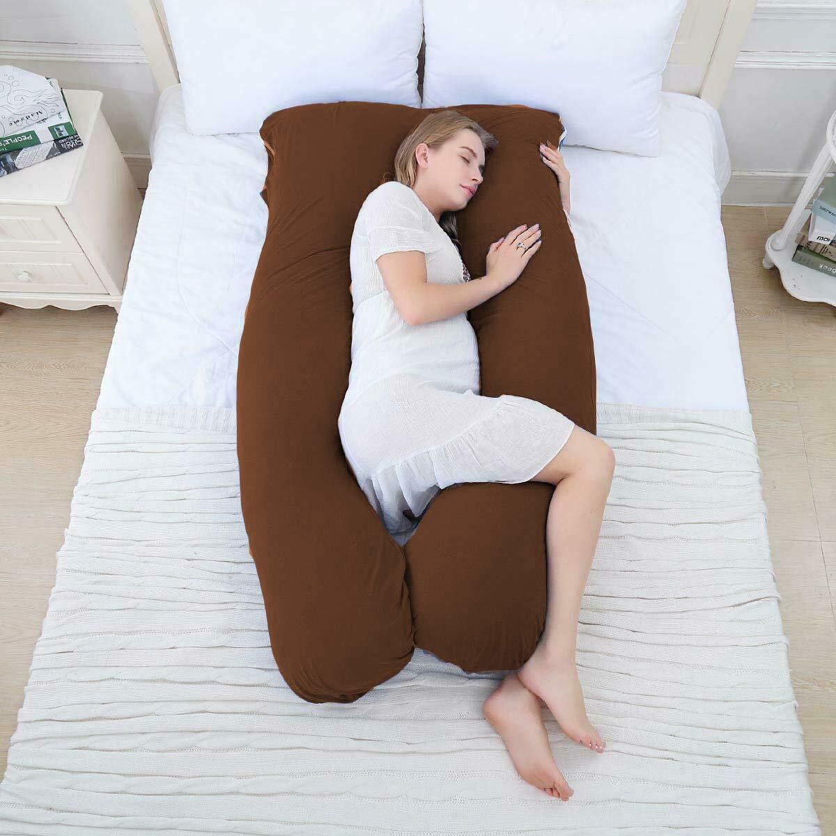 comfowell Polyester Fibre Pregnancy Pillow Pack of 1 Solid pregnancy pillow-picture-25
