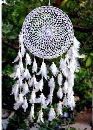 zimka Dream Catcher, Wall Hangings, Crafts, Home Décor, Balcony, Garden Feather Dream Catcher-picture-28