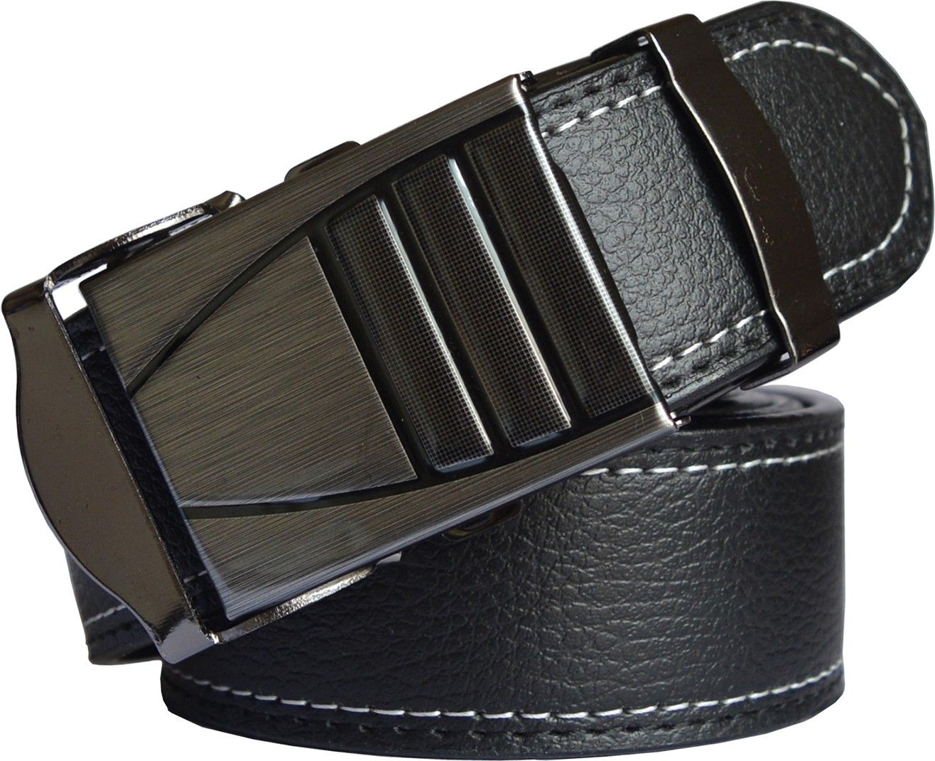 loopa Men Formal Black Artificial Leather Belt-picture-17