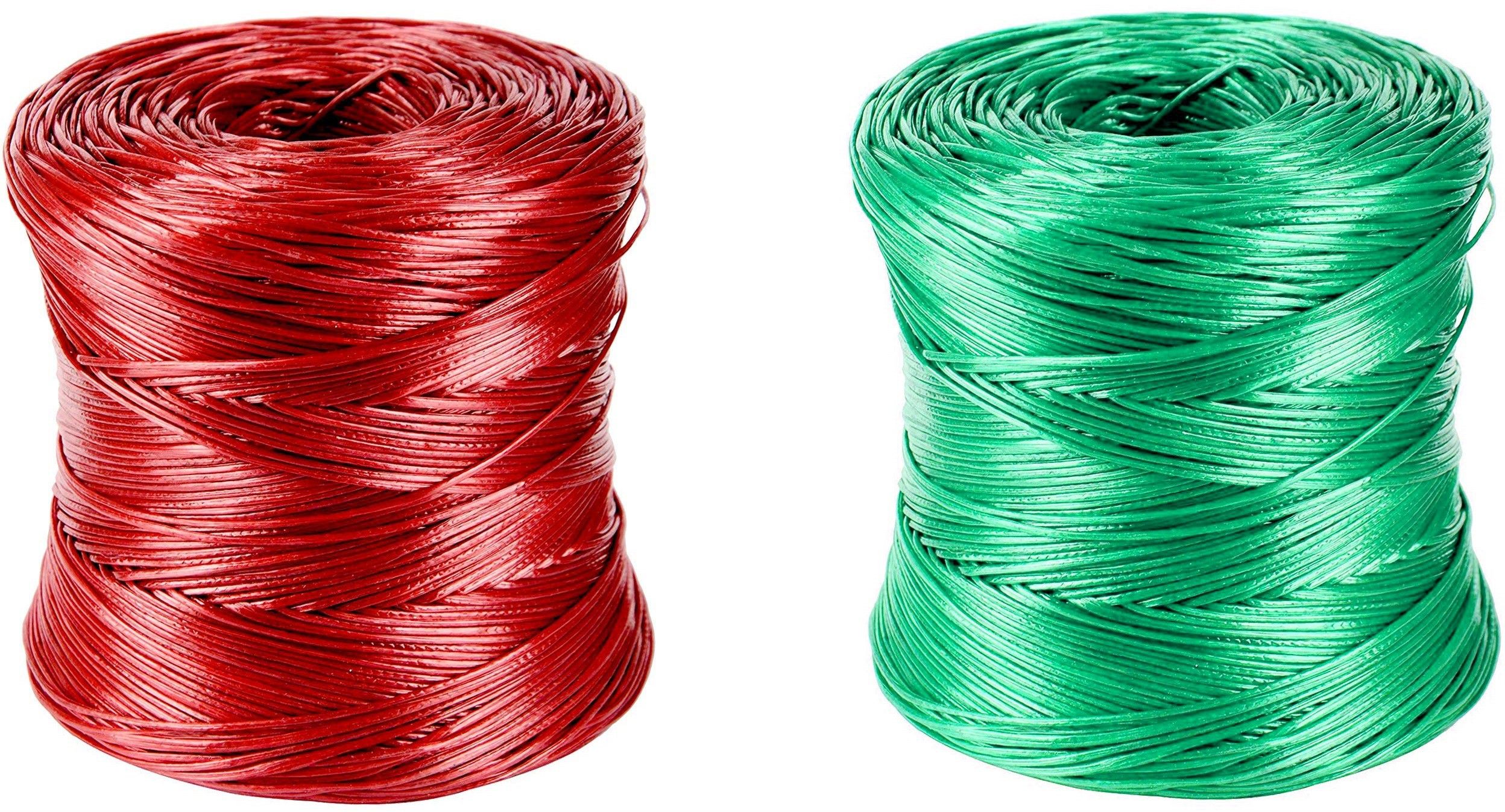 Multicolor Plastic Binding Rope Roll 500 Meters for Home and Commercial Use Pack of 2 500 m Post Rope