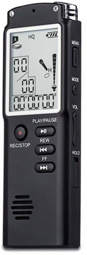 Sekuai Digital Voice Activated Recorder MP3 Player Rechargeable Earphone Collar Mic 8 GB Voice Recorder-image-46