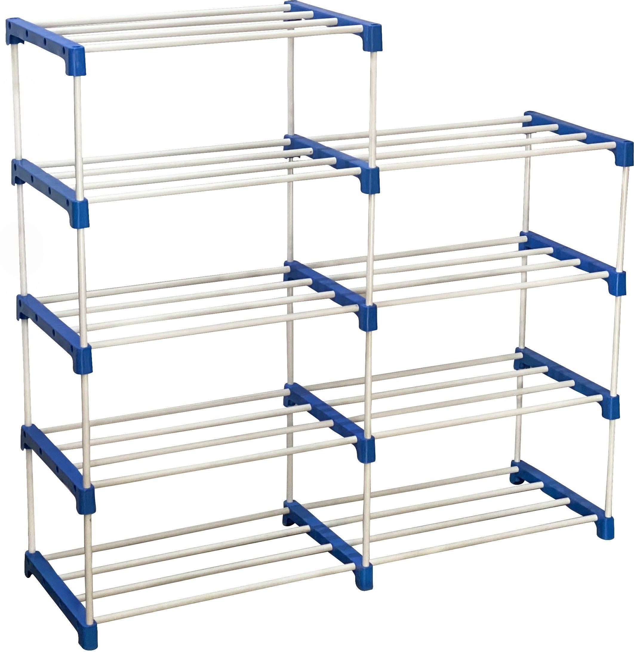 Multi Organiser BLue-9 Book Shelf Metal Open Book Shelf-image-35