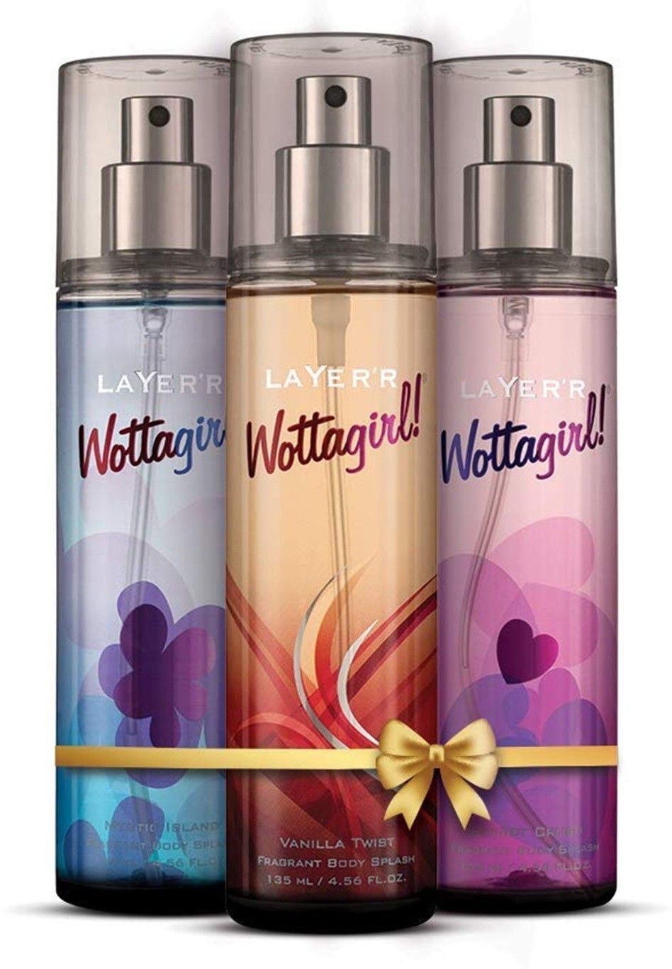 Wottagirl! Body Splash Combo for women Pack of 3 Vanilla Twist, Mystic Island, Secret Crush Deodorant Spray - For Women-image-34