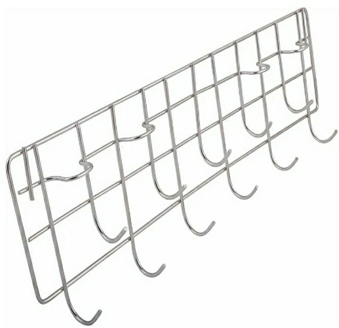 ekitchen Stainless Steel Multi Purpose Wire spoon hanger Holder Hook Door Hanger-picture-22