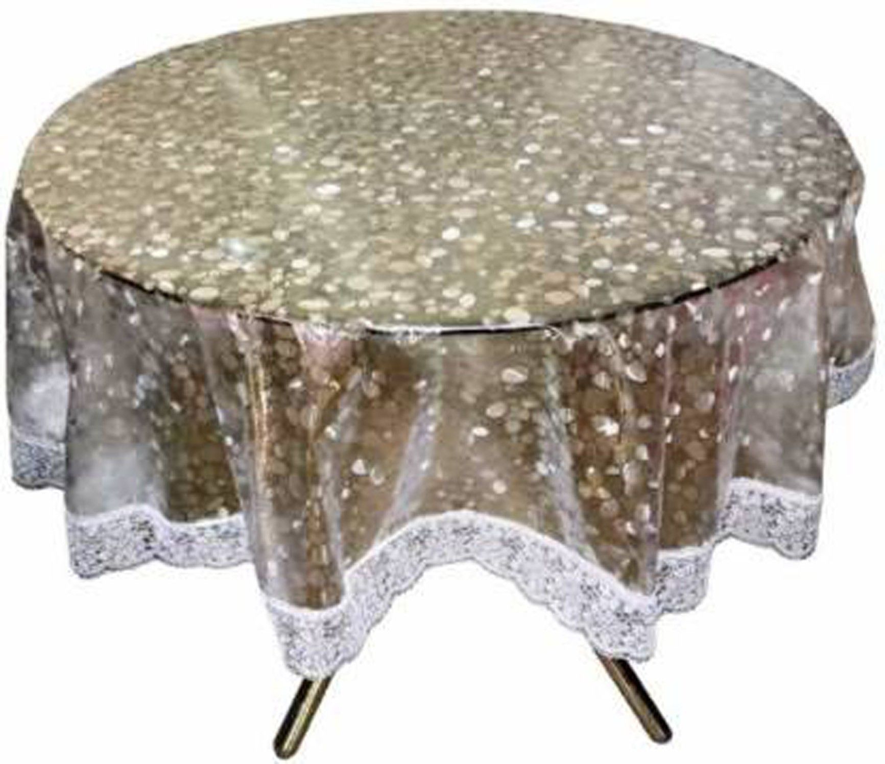 shri ganesh handloom PVC 4 Seater Solid Table Cover-picture-16