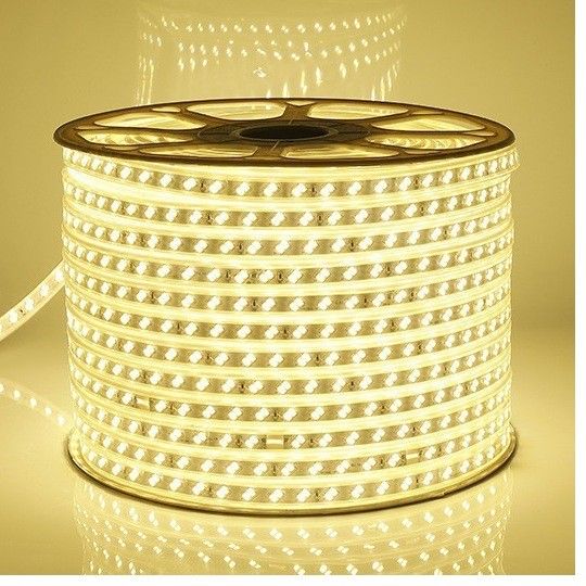 LED Cove Light (05 Mtr. Roll) Rope Light, Rice Light, Pipe Light, SMD5730 Double Row ED (120 LED Per Mtr), Waterproof IP67 & Flexible With Free Adaptor, Super Bright Warm White Color with warranty Recessed Ceiling Light Ceiling Lamp