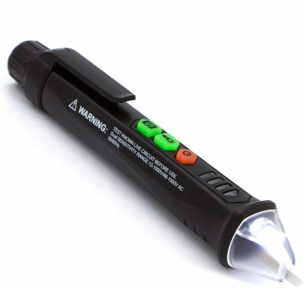 12-1000V AC / 48-1000V AC Adjustable Sensitivity with Dual Range AC-IV Voltage Tester Detector Voltage Tester Electrical Line Testing Screwdriver Voltage Alert Pen Non-Contact Electric Voltage Power Detector Electrical Testing Pen Tester Induction Test Pencil LED Continuity Tester Electric Meter Fault Finder Tester for All Wire, Power Cables, Electrical & Electronic Circuits and Identify Installed Lines Electric Tester Lineman Testing Pen Electrician Screwdriver Multi-Purpose Electricity Current Voltage Tester Digital Electrical Line Tester Digital Voltage Tester-image-13