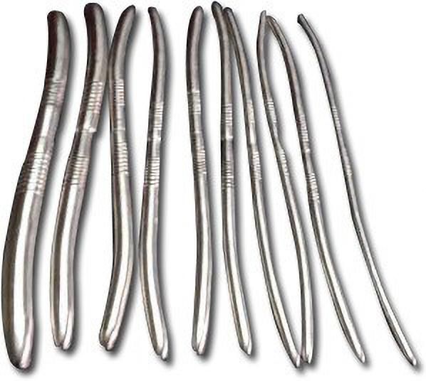 agarwals Hegar Dilators Set Of 10 S/S Non Magnetic Vaginal Dilator-picture-32