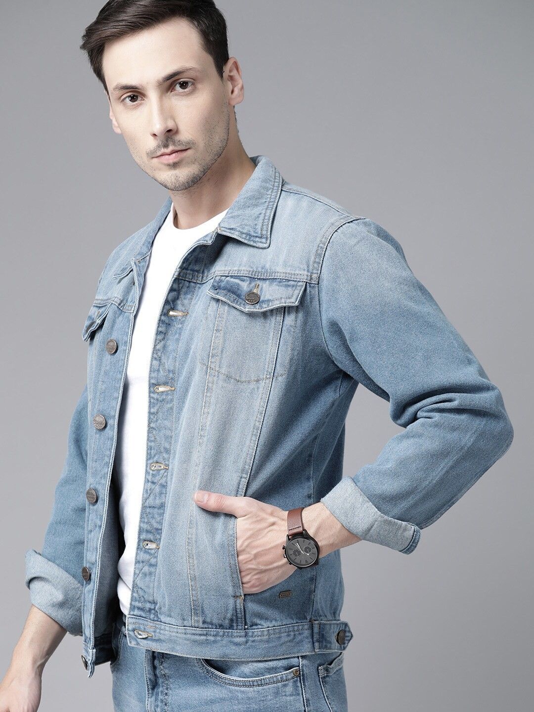 roadster Men Washed Jacket-picture-46