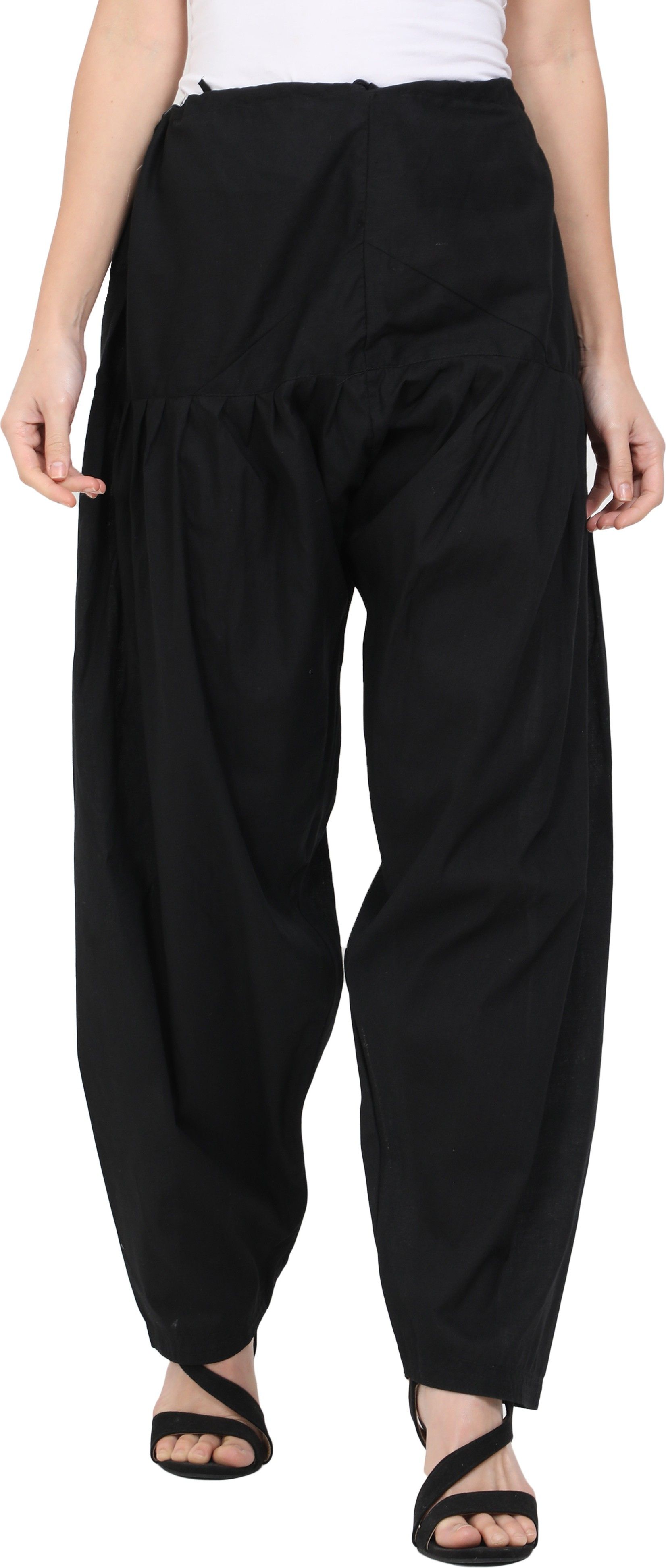 indijoy Cotton Solid Patiala-picture-20