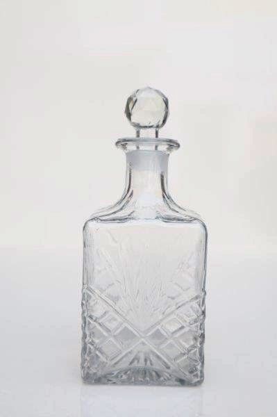 shobhana enterprises Crystal Clear Glass Antique Wine Decanter For Liquor - 500ml wine Decanter-picture-16