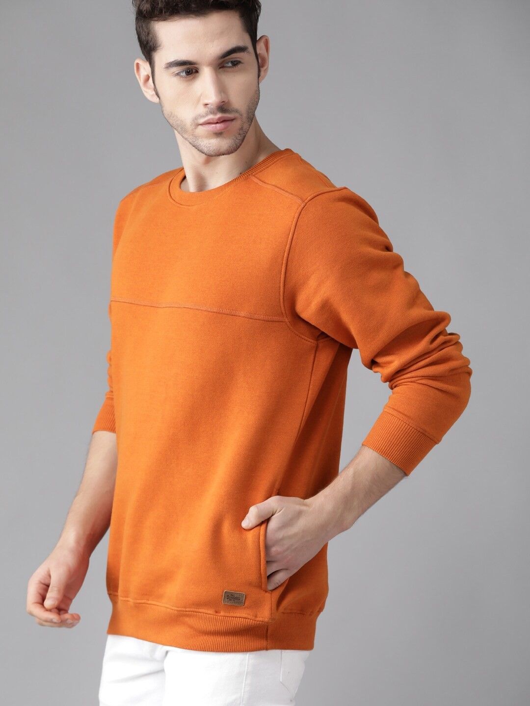 roadster Men Full Sleeve Solid Sweatshirt-picture-17