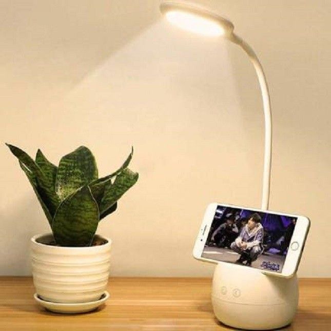 Table Lamp Rechargeable Desk Light 3 Step Dimming , Led Lightning , storage box, Touch Model With Night lamp & Pen Stand Table Lamp Table Lamp-image-25