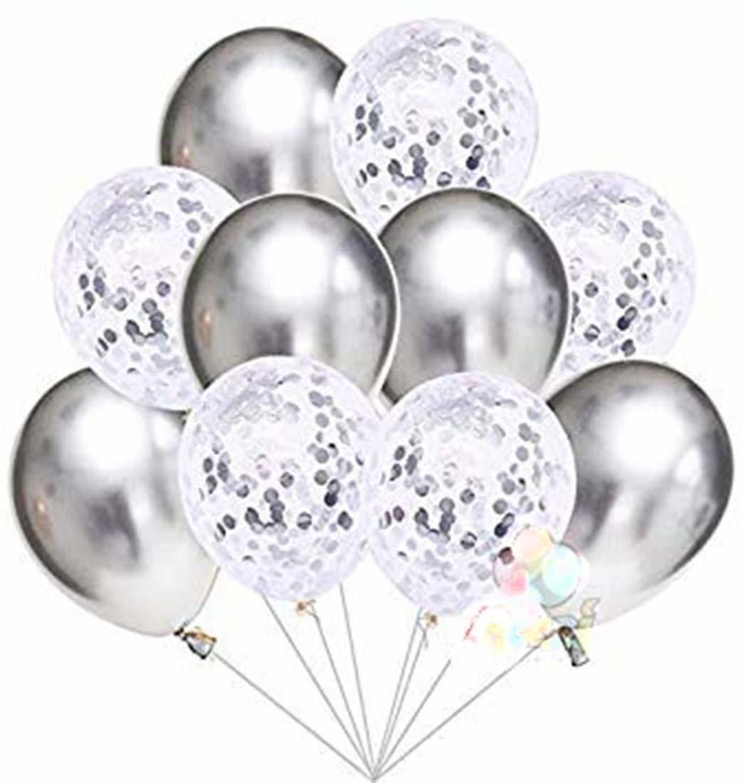 soi Solid Metallic HD Toy Balloons Silver & Golden Balloon-picture-25