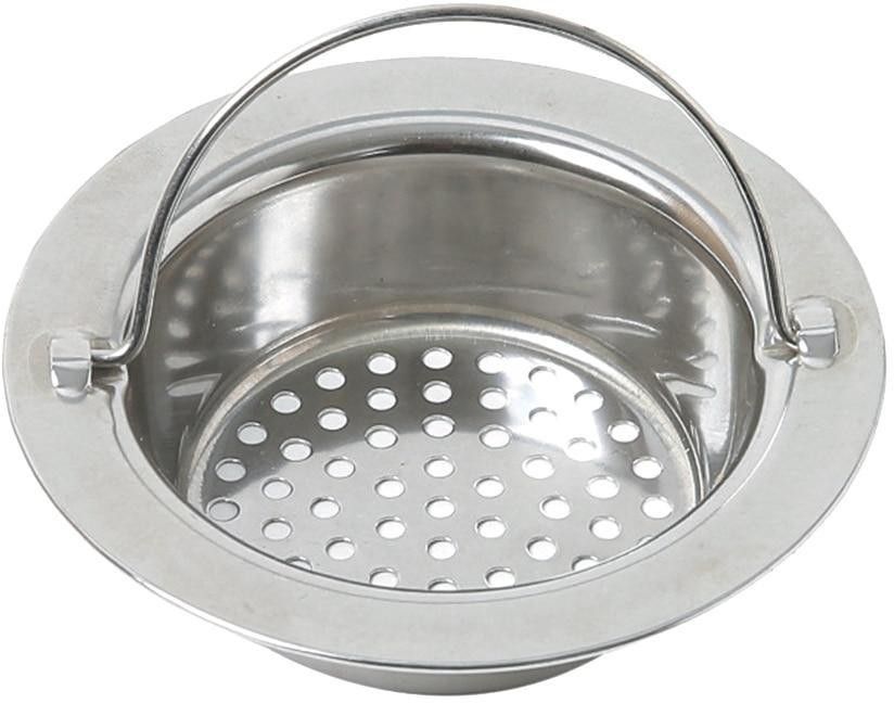Kitchen Sink Stainless Steel Push Down Strainer-image-41