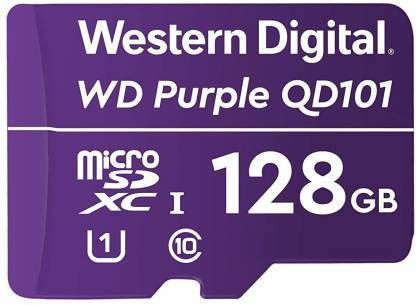 WD WD Purple Surveillance Micro SD 128 GB MicroSDXC Class 10 80 MbpsMemory Card