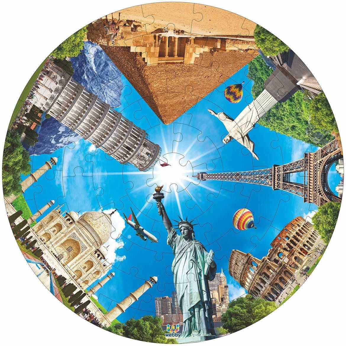 Wooden Seven Wonders of The World Jigsaw Puzzle-image-34