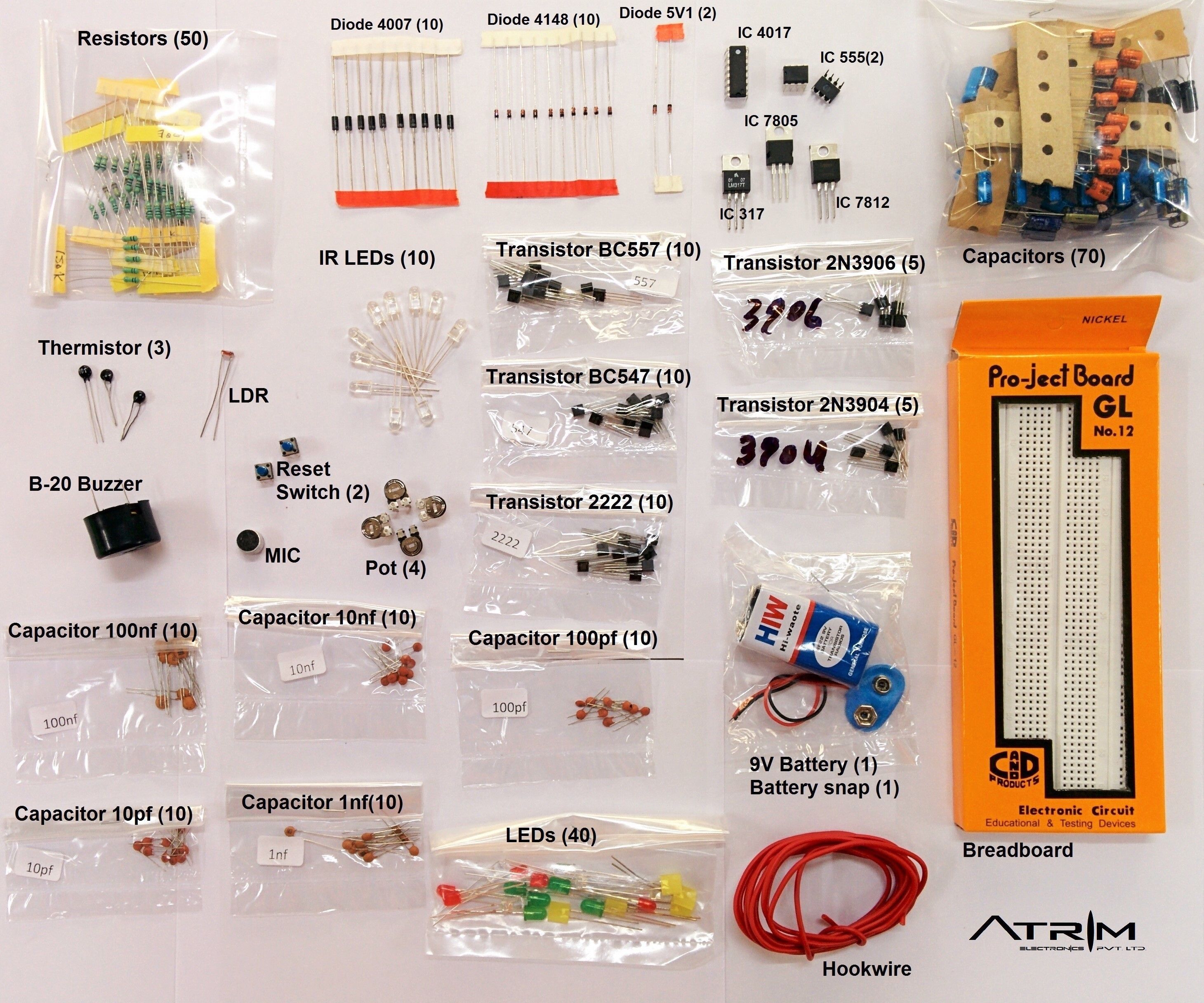 ATRE-0001 Educational Electronic Hobby Kit