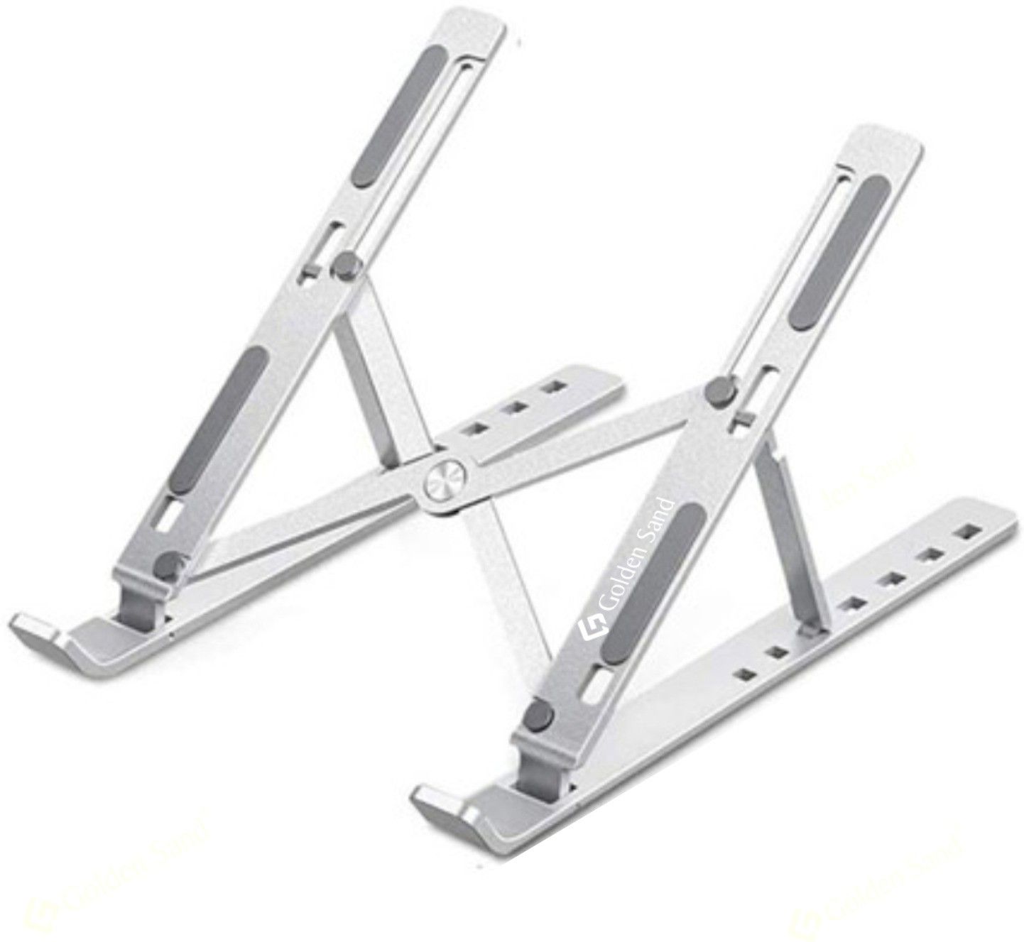Golden Sand Aluminum Laptop Stand Silver G_Holder_Laptop_Flexi_Silver Laptop Stand-image-46