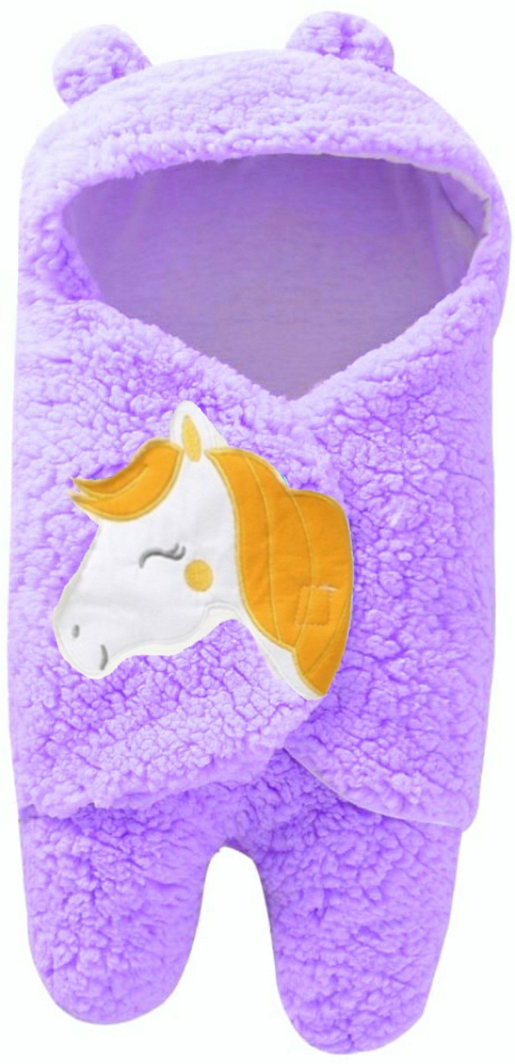 brandonn New Born Hooded Supersoft Swaddle Wrapper Cum Sleeping Bag For babies Sleeping Bag-picture-32