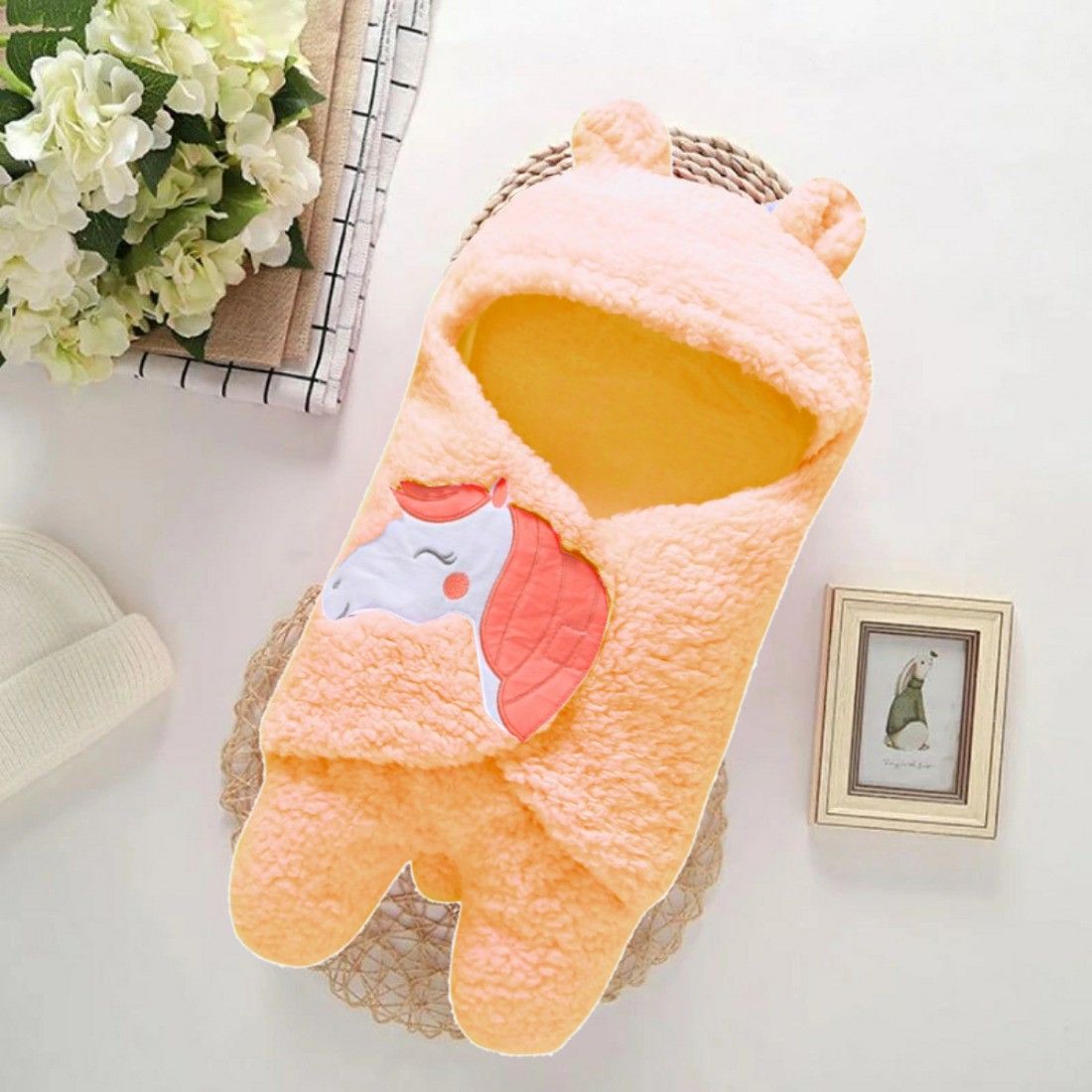 brandonn New Born Supersoft Hooded Wearable Designer Sleeping bag for Babies Sleeping Bag-picture-9