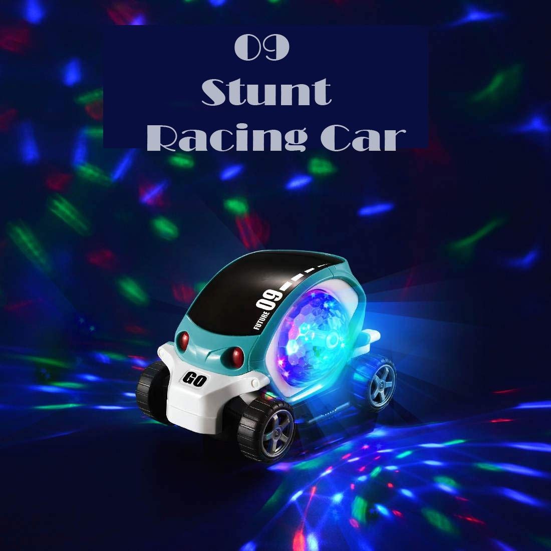 Best Quality Trendy Musical 09 Stunt Car |Rotate 360° |Dancing | Singing |Disco Lighting |Learning |Educational | Car Toy | Best Gift For Kids