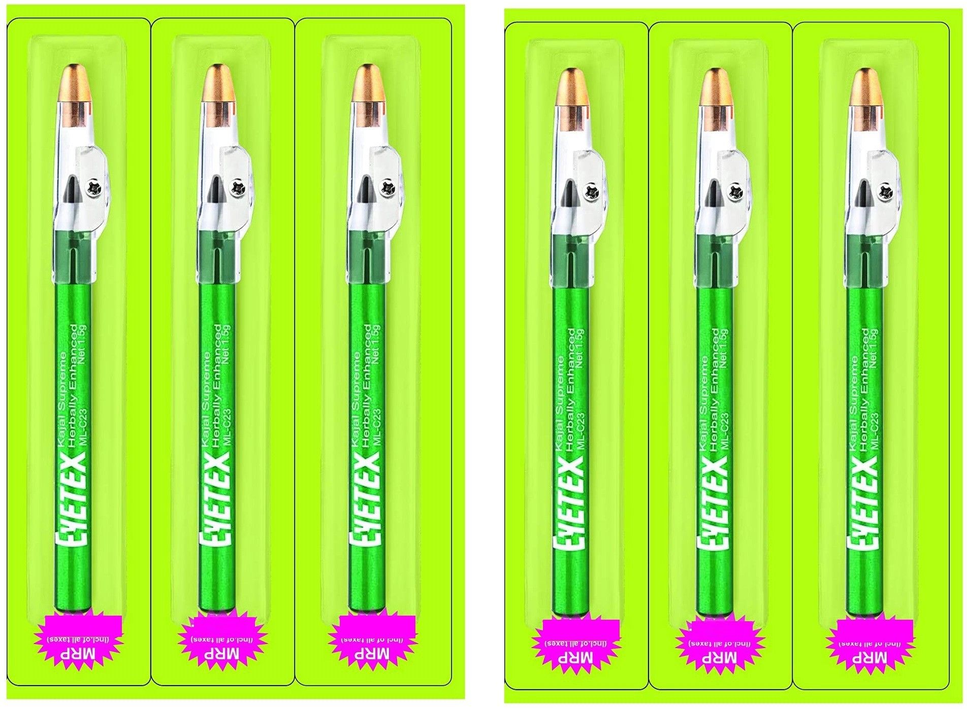 Kajal Supreme Herbally Enhanced - (6 x 1.5 g Packs)-image-21