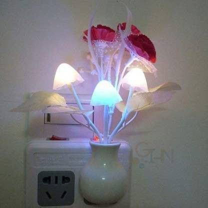 tsv LED Novelty light Mushroom Tulip Flower light sensor night lamp Home decoration Romantic Baby Bedroom foyer Night Lamp Night Lamp-picture-13