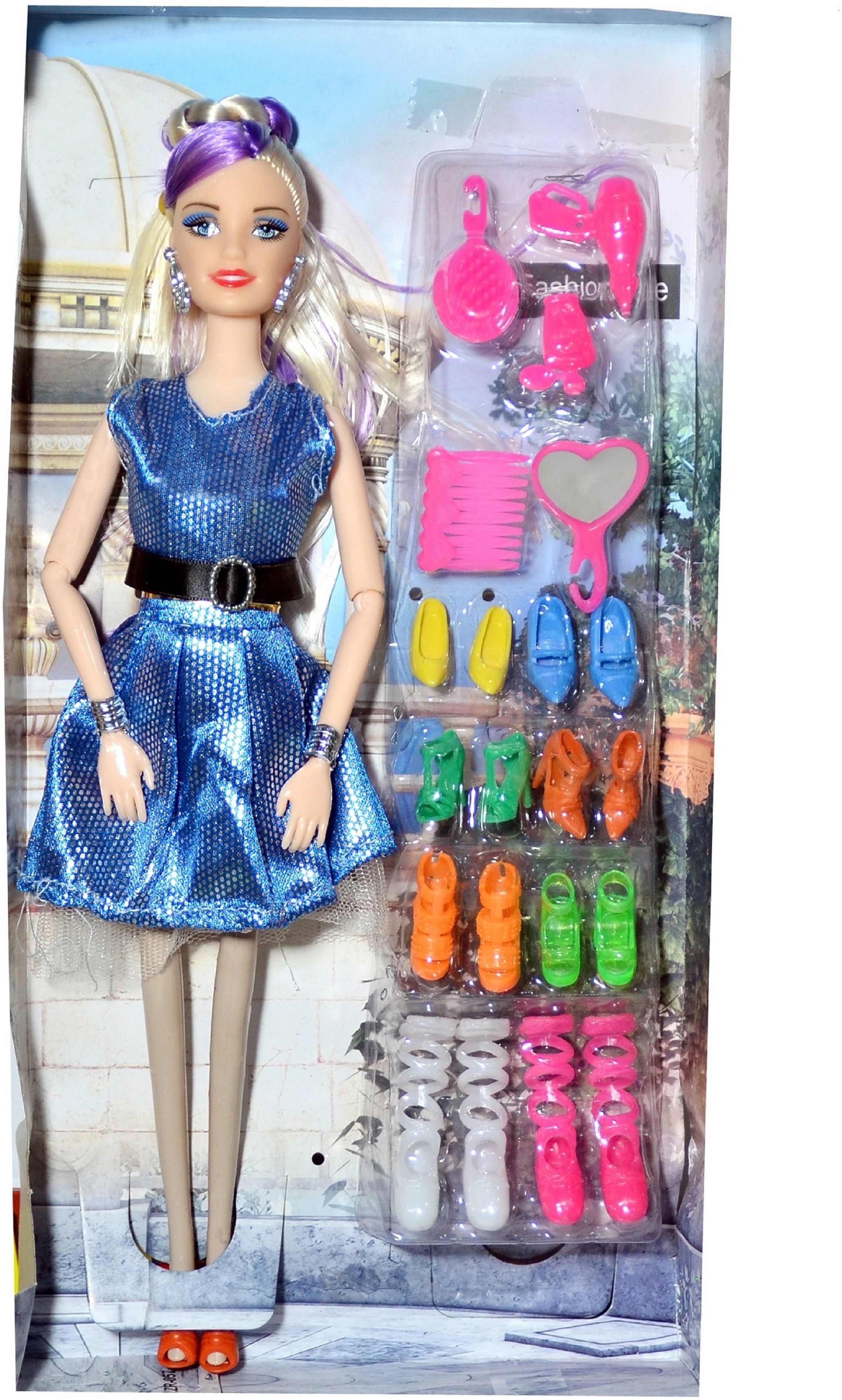 dtc Beautiful Foldable Doll Blue-picture-14