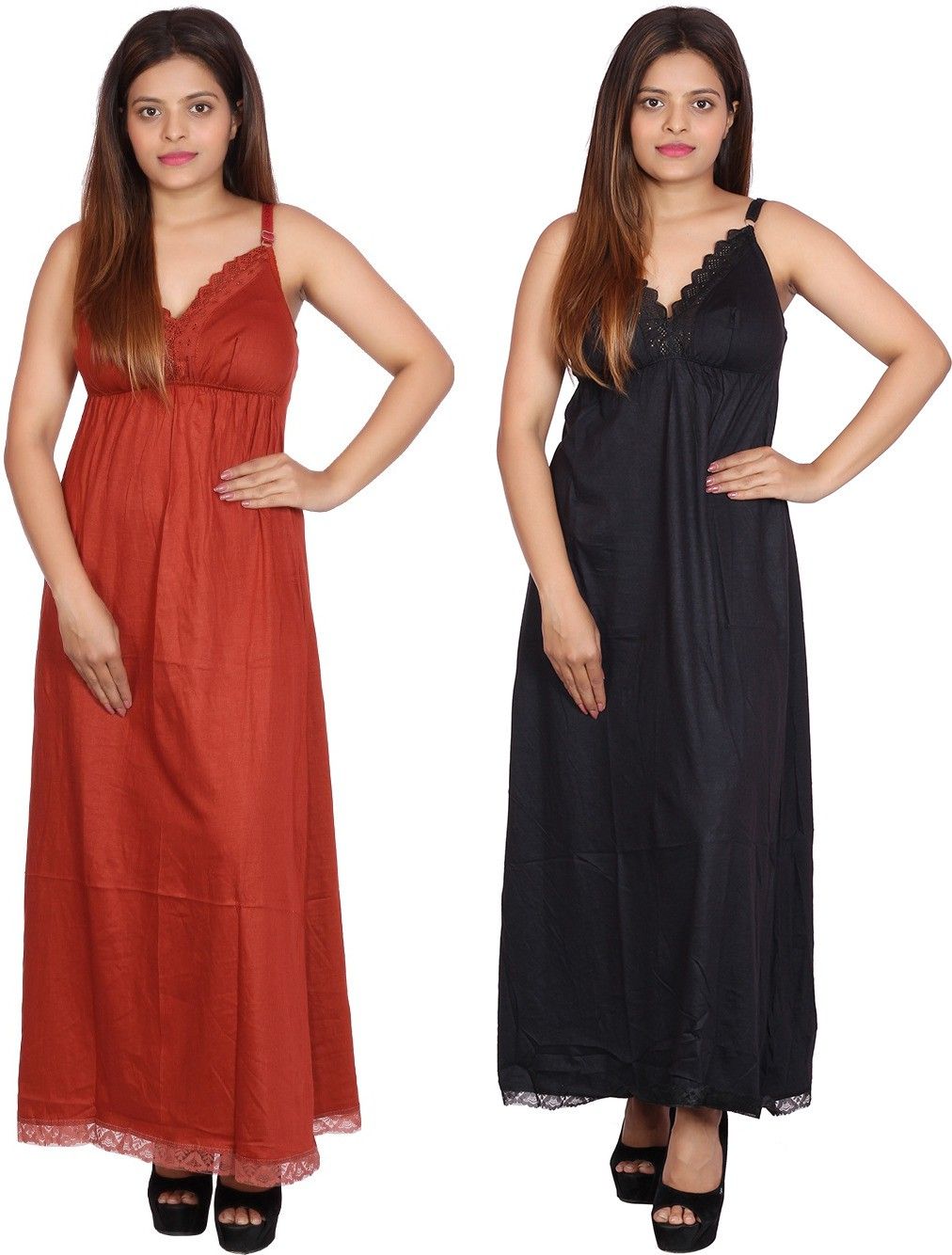 womie Pack of 2 Women Nighty Set-picture-15