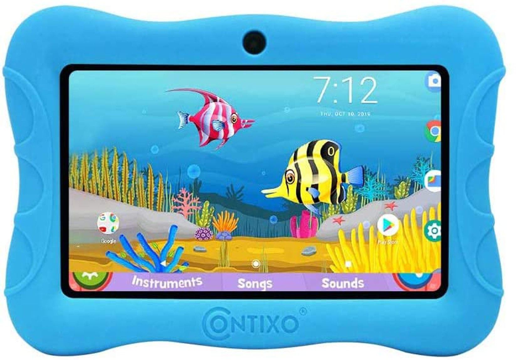 Contixo Kids Android 10 2 GB RAM 32 GB ROM 7 inch with Wi-Fi Only Tablet (Sky Blue)-image-6
