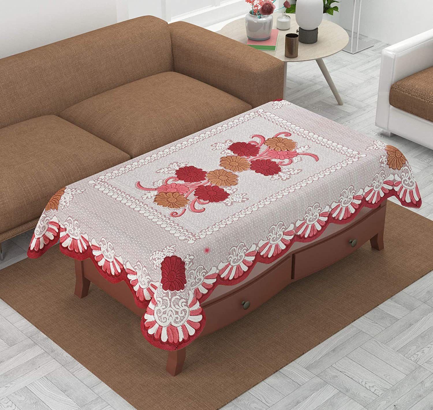 crafting bear Floral 2 Seater Table Cover-picture-15