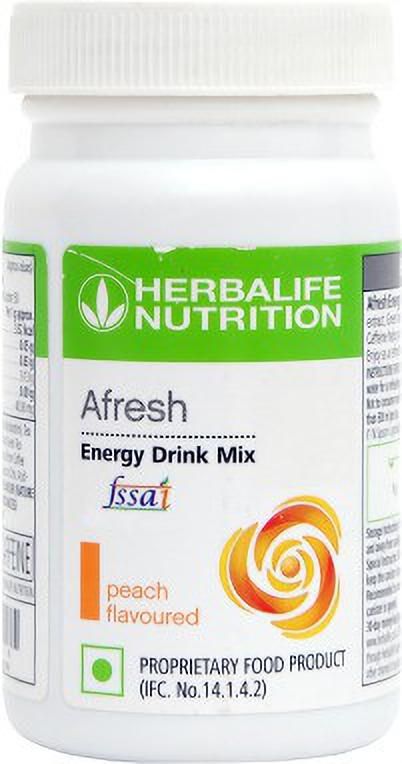 Afresh Energy Drink Mix - Peach Flavor For Weight Loss Energy Drink