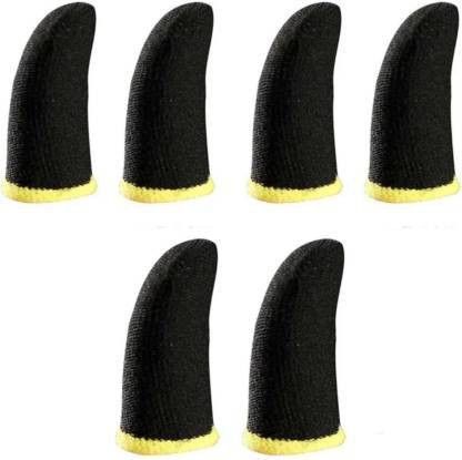 Pubg Anti-Slip Thumb Yellow Finger Sleeve- 6 Pcs Finger Sleeve-image-44