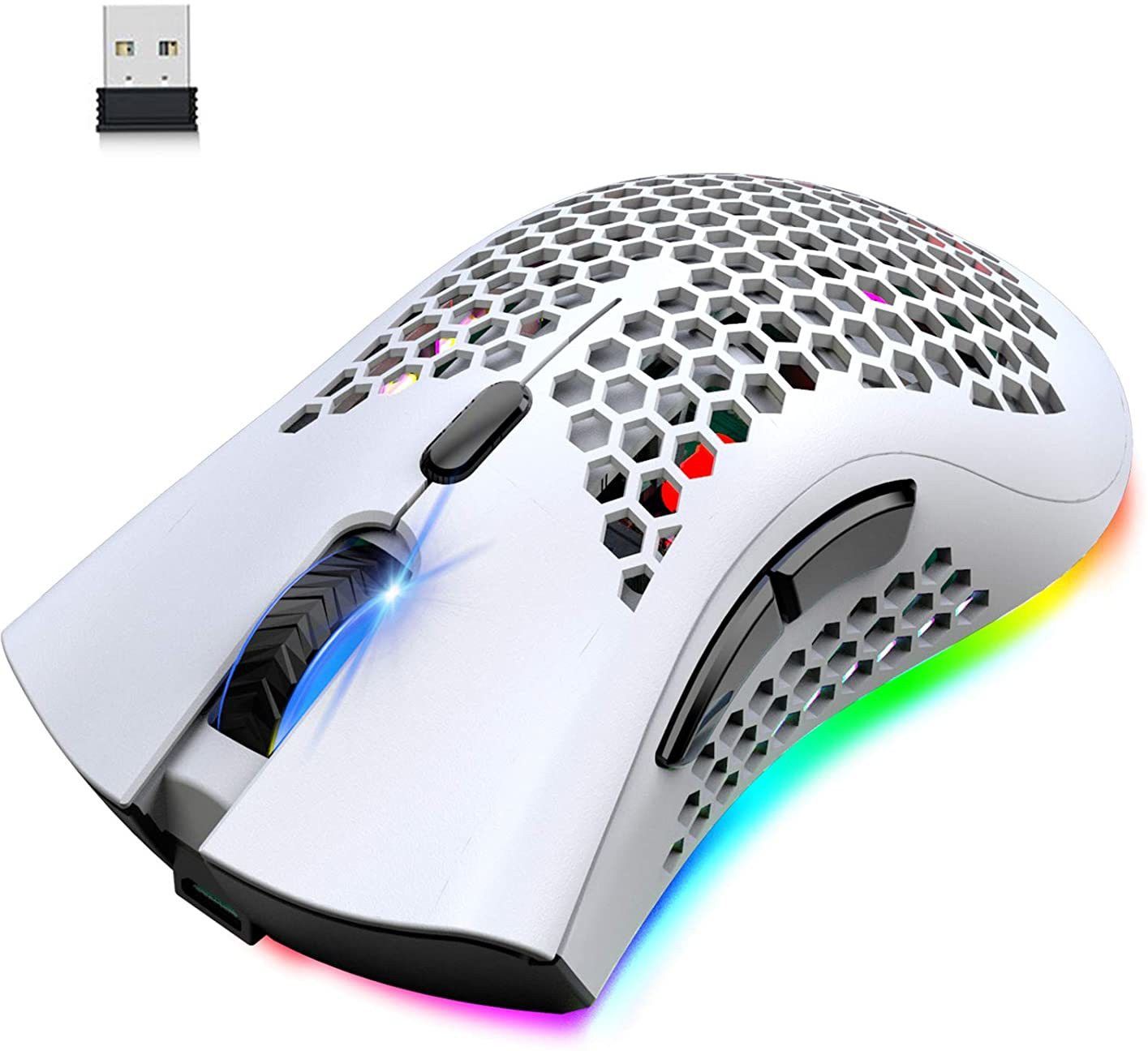 Tobo Wireless Gaming Mouse Honey comb TD-625KM Wireless Optical Gaming Mouse-image-1