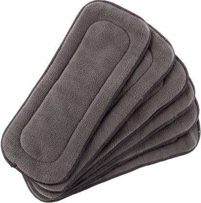 Premium Reusable Layer Bamboo Fiber Charcoal Insert For nappy Diaper (Set Of 5)