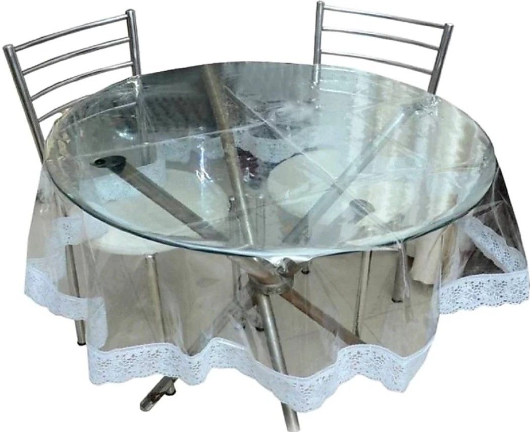 Plastic 4 Seater Printed Table Cover-image-46