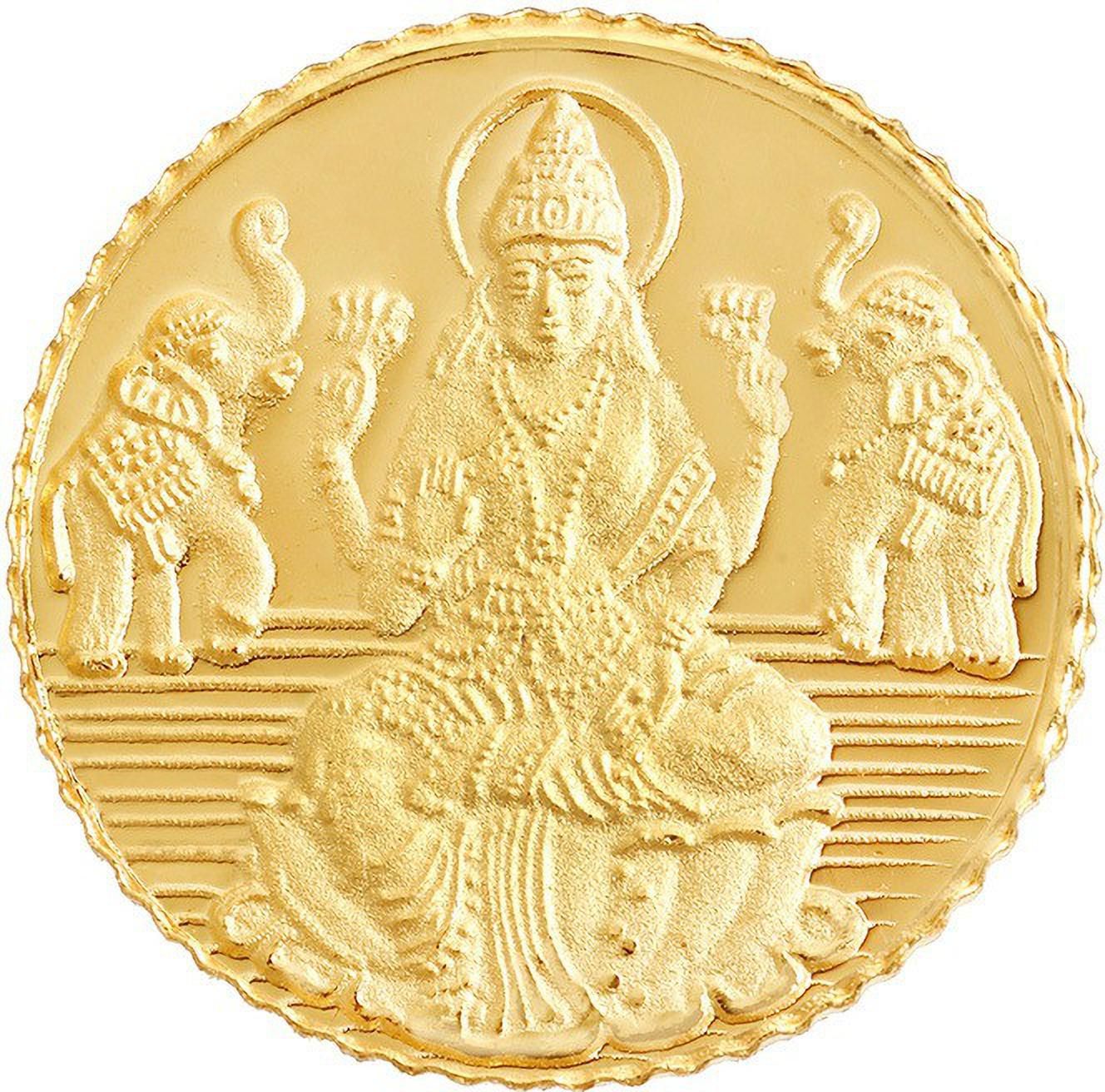 1g 916 Coin_Lakshmi 22 K 1 g Gold Coin-image-5