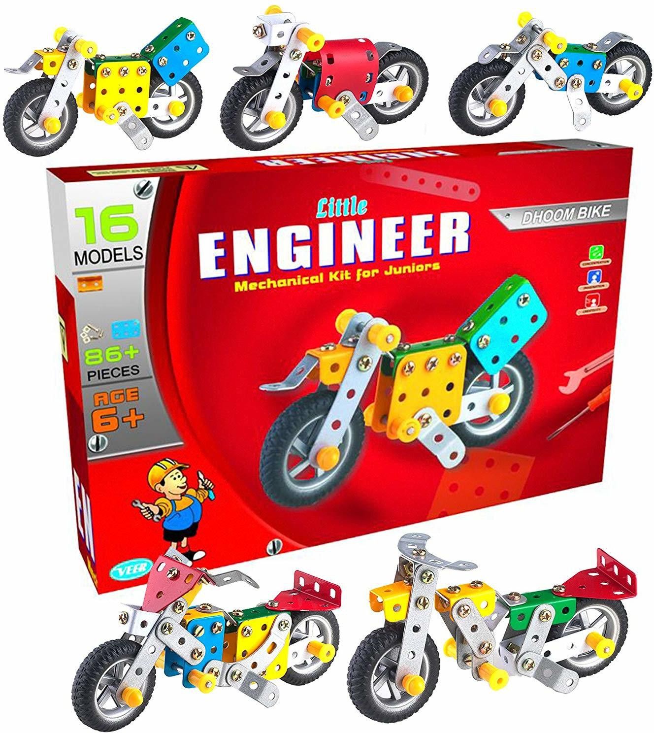 shopoflux Diy kit Little Engineer Mechanical Kit for Juniors | Tank | Battlefield-picture-23