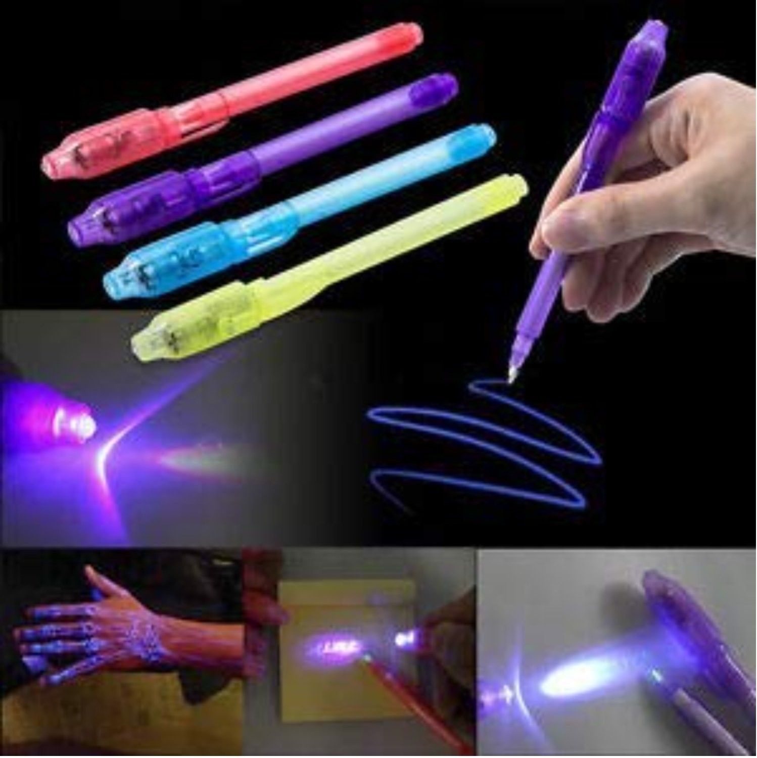 Magic Pen with UV Light Return gift Ball Pen Digital Pen-image-25
