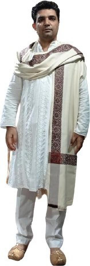 Kashmiri Shawl Cashmere Woven Men Shawl-picture-28